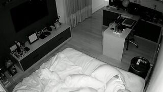 Step family porn showing a kinky UK couple that enjoys filthy IP cam action