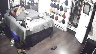 Awesome black cock slides in her pussy in hidden cam footage in HD quality