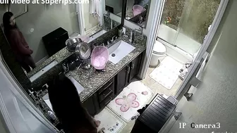 Bathroom spies will enjoy seeing this horny girl in the bathroom being hot Bathroom spies will enjoy seeing this horny girl in the bathroom being hot