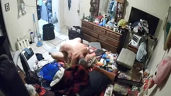 Old American parents fucking as their kinky son spies on their fucking