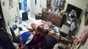 Old American parents fucking as their kinky son spies on their fucking