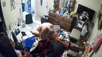 Old American parents fucking as their kinky son spies on their fucking