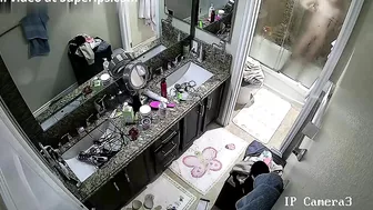 Spy cam footage showing a horny stepsister hitting the showers in the morning Spy cam footage showing a horny stepsister hitting the showers in the morning