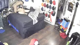 Spycam footage showing a white girl getting blacked brutally in taboo XXX