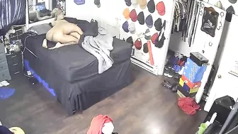 Spycam footage showing a white girl getting blacked brutally in taboo XXX