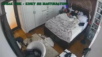 Kinky stepsister is masturbating in her bedroom while stepbro is spying on her Kinky stepsister is masturbating in her bedroom while stepbro is spying on her