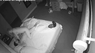 Stepbrother is caught fucking his stepsister and recorded on a spy camera