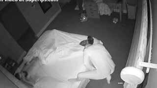 Stepbrother is caught fucking his stepsister and recorded on a spy camera