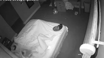 Stepbrother is caught fucking his stepsister and recorded on a spy camera