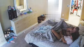 Hidden cam fuck video from parent's bedroom exposes them having sex
