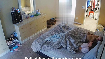 Hidden cam fuck video from parent's bedroom exposes them having sex