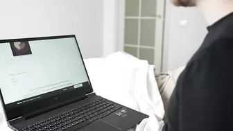 Fuckin' my internet girlfriend while my wife is on a business trip