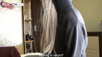 Divorced Stepsister's BJ and Titty Show!