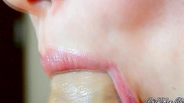 Gentle Blowjob Close-Up for Hubby? Fuck That! Give Him a Rough Tongue Fucking!