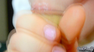 Gentle Blowjob Close-Up for Hubby? Fuck That! Give Him a Rough Tongue Fucking!