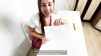 A Concerned Student's Dick Drawin' Pussy Load