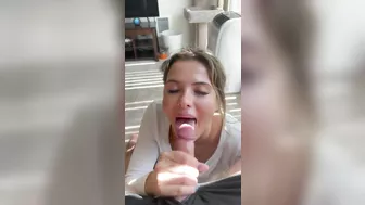 GF Amateur Rides Cowgirl & Swallows Cum in Homemade Porn