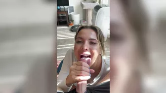 GF Amateur Rides Cowgirl & Swallows Cum in Homemade Porn