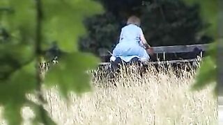 Mature Couple Public Blowjob and Swallowing Caught on Hidden Cam