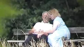 Mature Couple Public Blowjob and Swallowing Caught on Hidden Cam