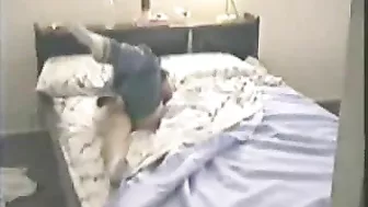 Spying on Screaming Orgasms - Hidden Cam Cowgirl Cum Facial