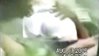 Spying on Hidden Interracial Outdoor Sex by the Pool