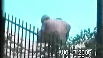 Spying on Hidden Interracial Outdoor Sex by the Pool