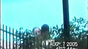 Spying on Hidden Interracial Outdoor Sex by the Pool