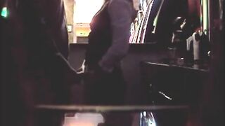 Latina Amateur Gets Off on Hidden Cam at Work in Casino