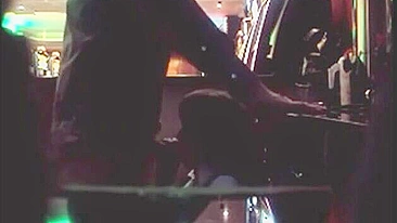 Latina Amateur Gets Off on Hidden Cam at Work in Casino