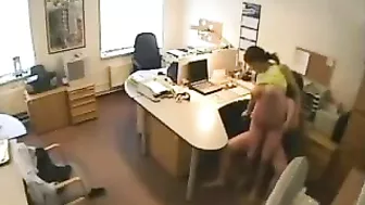 Busty Cowgirl Hidden Cam Office Sex