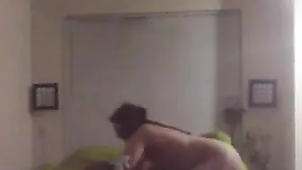 Spy on Chubby BBW Amateur Ride with BBC and Cream Pie Orgasms