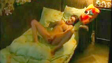 Busty Amateur Hidden Cam Masturbation with Dildo and Fingering