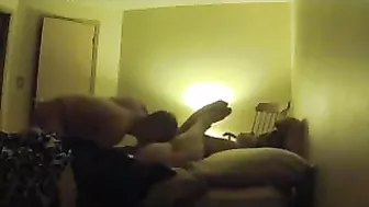 Spying on Chubby Amateur BBW Hidden Cam Sex Tape