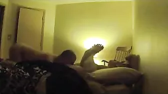 Spying on Chubby Amateur BBW Hidden Cam Sex Tape