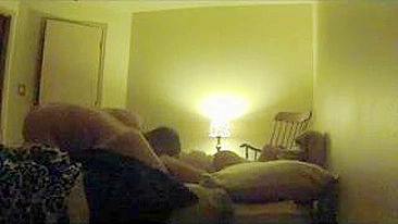 Spying on Chubby Amateur BBW Hidden Cam Sex Tape