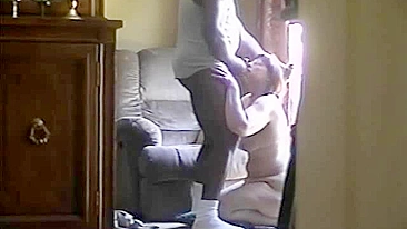 Interracial Deepthroat Hidden Cam Blowjobs with Cum Swallowed