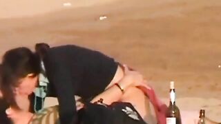 Exhibitionist Latina Gets Caught on Hidden Cam during Public Sex with BF