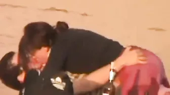 Exhibitionist Latina Gets Caught on Hidden Cam during Public Sex with BF