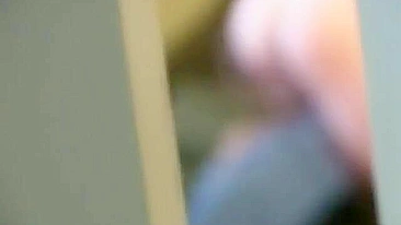 Blonde College Girl Gets Blowjob in Cowgirl Position with Hidden Cams