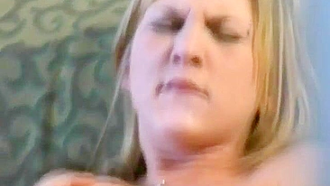 Blonde College Girl Gets Blowjob in Cowgirl Position with Hidden Cams