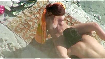 Spying on Sunny Redheads - Amateur Exhibitionism at its Best