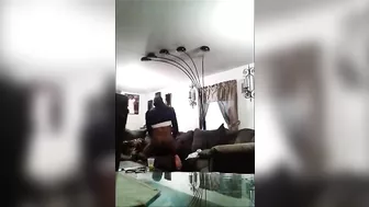 Exposed Ebony Threesome - Hidden Cam Captures Raw Group Sex