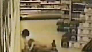 Spy on Hidden Cam Amateur Sex at Supermarket After Dark