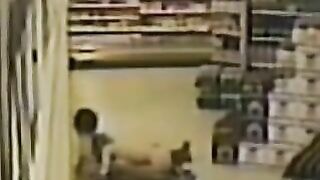 Spy on Hidden Cam Amateur Sex at Supermarket After Dark