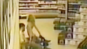 Spy on Hidden Cam Amateur Sex at Supermarket After Dark