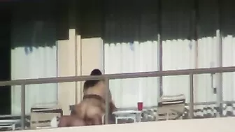 Spy on Hidden Cam Balcony Fuck with Amateur Exhibition