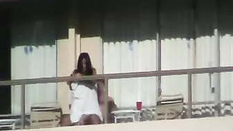 Spy on Hidden Cam Balcony Fuck with Amateur Exhibition