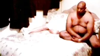 Interracial Hidden Cam Cowgirl Fun with Small Tits and Fat Black Guy