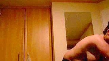 Spy on Chubby GF Hidden Cam Show with Big Boobs & Tits